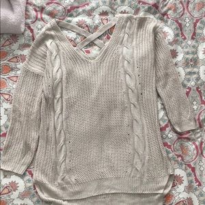 Sand Colored Light Sweater